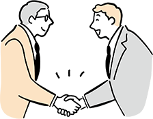 戦略から併走するパートナー型支援のイメージ